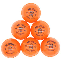 Thumbnail for Mozi Sports Wind Cricket Balls - Indoor & Outdoor Soft Training Cricket Ball for Coaching Practice (Orange)