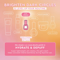 Thumbnail for Glow Recipe Guava Vitamin C Brightening Eye Gel - Niacinamide, Peptides & Green Caffeine Gentle Under Eye Cream for Dark Circles, Puffiness & Bags - Lightweight, Hydrating, Firming - Makeup Prep, 15ml
