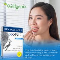 Thumbnail for Wellgenix Bio Available Daily Multivitamins (60 ct) - Focus Support Formula with Vitamins Methyl B12, B6, Folate & Biotin - Sublingual Energy & Diet Supplement for Immune & Overall Health