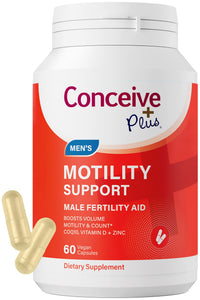 Thumbnail for CONCEIVE PLUS Motility Support for Men | Boost Sperm Volume & Count | Spermidine Supplements with Vitamin D, E, Zinc, Antioxidants – Multivitamin Fertility Supplements for Men, 60 Caps