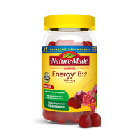 Thumbnail for Nature Made Vitamin B12 Gummies 1000 mcg per serving, Dietary Supplement for Energy Metabolism Support, B12 Vitamins, 150 Gummy Vitamins, 75 Day Supply