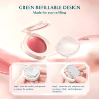 Thumbnail for FLORASIS Dewy Touch Tinted Lip Balm Lip Mask Lip Balms for Dry Lips (04 Frosted Camellia, 1 Count)