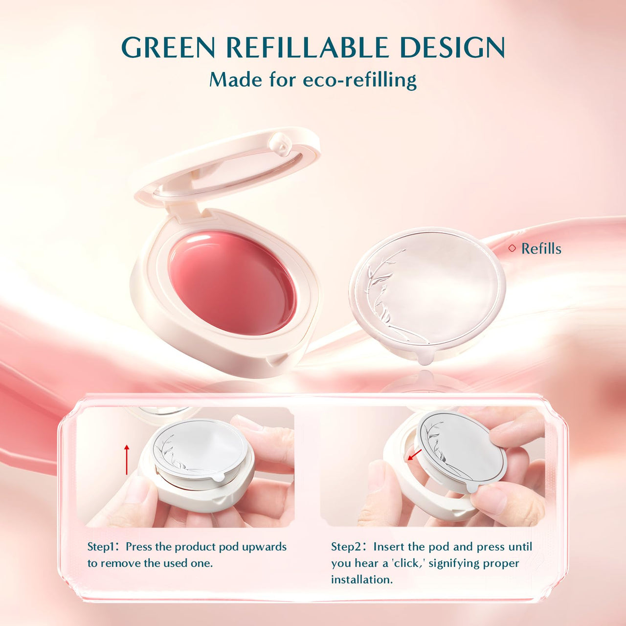 Florasis Dewy Touch Tinted Lip Balm Lip Mask (04 Frosted Camellia)