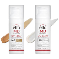 Thumbnail for EltaMD UV Clear, UV Clear Tinted Duo Kit, Face Sunscreen SPF, Tinted and Untinted Broad Spectrum Protection for Sensitive Skin