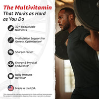 Thumbnail for 10X Health Optimize Methylated Multivitamin for Men - 90 Capsules, 34 in 1 Formula with 800 mcg of Vitamin B12, 5-MTHF, NAC - Methyl B Complex