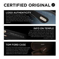 Thumbnail for Tom Ford FT0906-N BUCKLEY-02 Square Shape Sunglasses + Bundle With eSHADES Eyewear Cleaning Kit