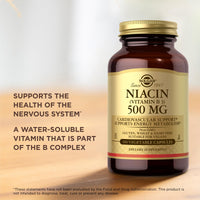 Thumbnail for Niacin 500mg Solgar 100 VCaps