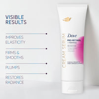 Thumbnail for Dove Cream Serum Pro-Retinol + Firming for Elasticity and Firmness, with Collagen Peptides, Niacinamide and Antioxidants Lotion, 8 oz