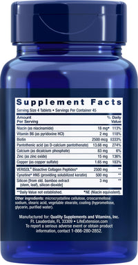 Thumbnail for Life Extension Hair, Skin & Nails Collagen Plus Formula, 180 Tablets