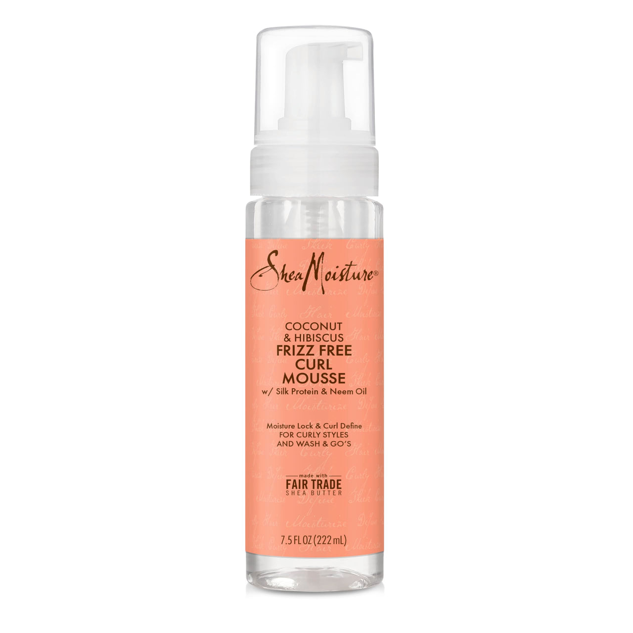 SheaMoisture Coconut Hibiscus Curling Gel Souffle and Mousse for Curly Frizz Control Styling 12 oz and 7.5 oz