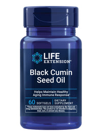 Thumbnail for Life Extension Black Cumin Seed Oil, Black Cumin, Immune Health Support, Whole-Body Health, Healthy Aging, Gluten Free, Non-GMO, 60 softgels
