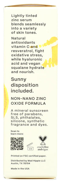Thumbnail for Mad Hippie Sheer Tint (Light/Medium) SPF 29+ Sun Serum, Vitamin C & Hyaluronic Acid, Zinc Oxide Sunscreen, Reef-Safe, 1.02 Oz