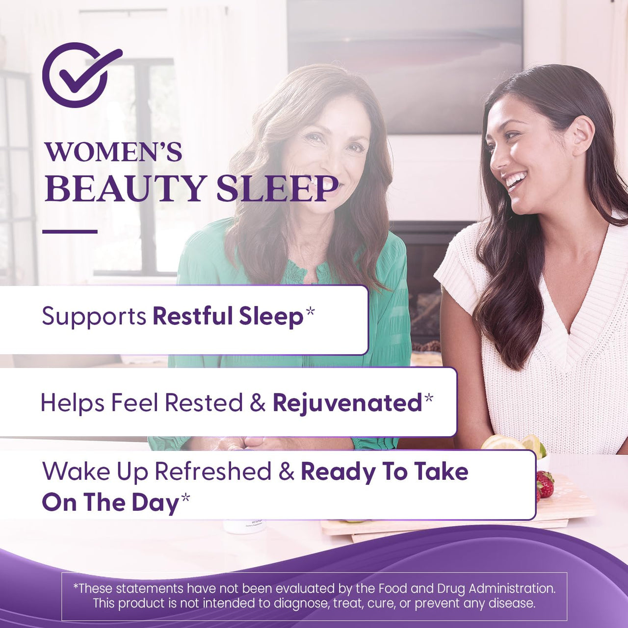 Doctor's Best Womens Beauty Sleep with Magnesium, Theanine, Melatonin, Sleep & Relaxation Support, Non-GMO, Gluten Free, Soy Free, Vegan 60 Veggie Caps