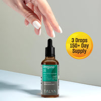 Thumbnail for TALYA Oregano Oil 0.67 fl.oz | Oil of Oregano Liquid | Immune Support, High Carvacrol, Digestive Health | Non-GMO | Vegan | Mediterranean Oregano