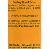 Thumbnail for Herb Pharm Certified Organic Comfrey Liquid Extract - 1 Ounce (DCOMF0)