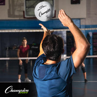 Thumbnail for Champion Sports Rubber Volleyball, Official Size, for Indoor and Outdoor Use - Durable, Regulation Volleyballs for Beginners, Competitive, Recreational Play - Premium Volleyball - White, VR4, 1 Set