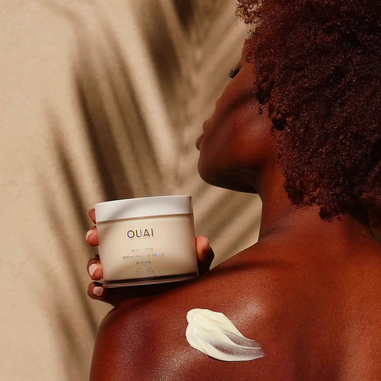 OUAI Body Cream, St. Barts - Hydrating Whipped Body Cream with Cupuaçu Butter, Coconut Oil and Squalane - Softens Skin and Delivers Healthy-Looking Glow - Sulfate-Free Skin Care (7.5 Oz)