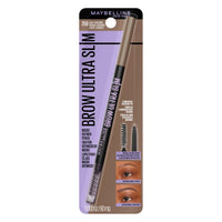 Thumbnail for Maybelline Express Brow Ultra Slim Eyebrow Makeup, Brow Pencil with Precision Tip and Spoolie for Defined Eyebrows, Ash Brown (Packaging May Vary)