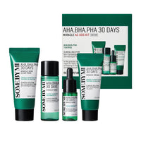 Thumbnail for SOME BY MI AHA BHA PHA 30Days Miracle AC SOS Kit - Toner 1.01Oz, Serum 0.33Oz, Cream 0.7Oz, Foam 1.01Oz - Mild Exfoliating Daily Skin Care Set - Skin Wastes, Sebum, Oiliness Care - Korean Skin Care