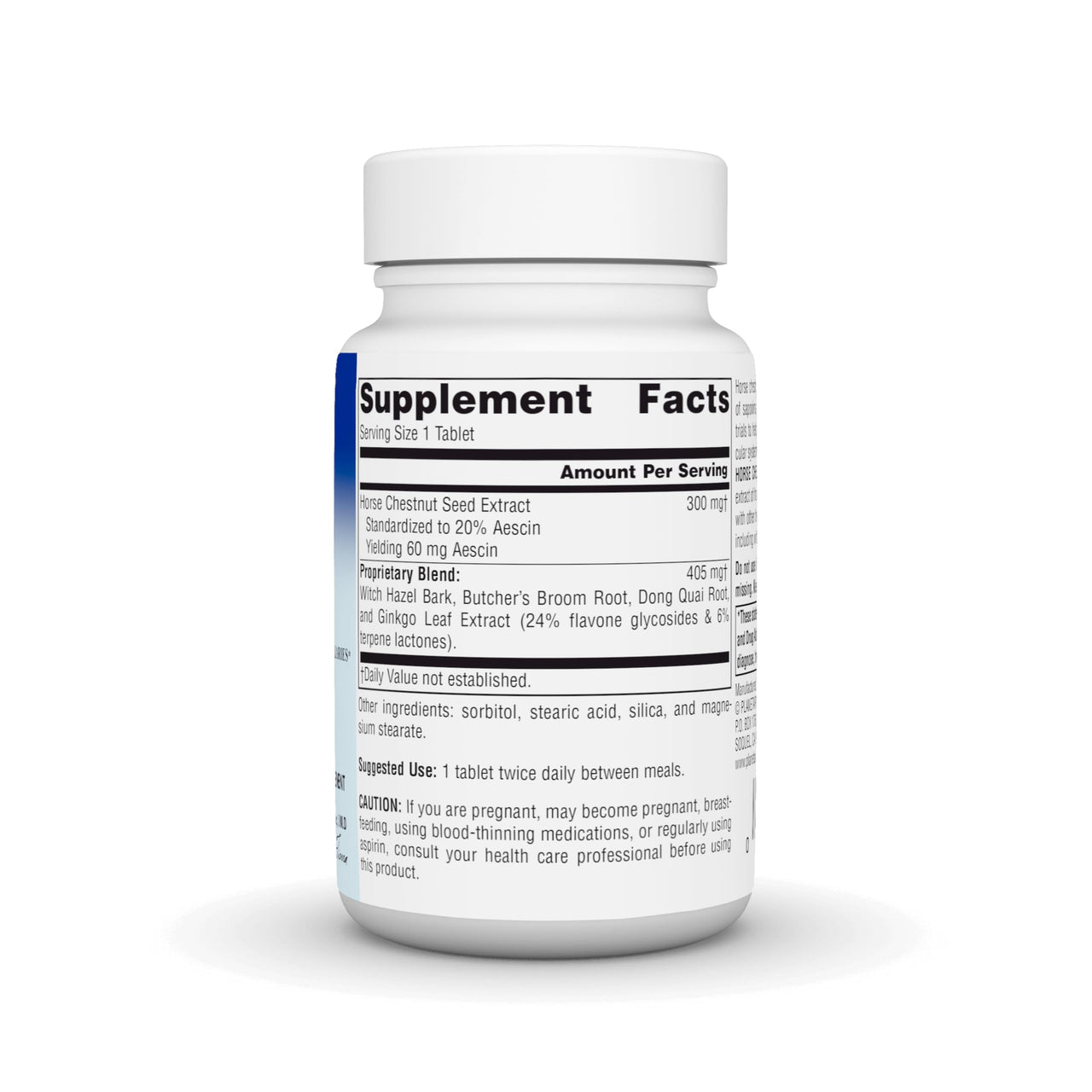 Planetary Herbals Horse Chestnut Vein Strength, Supports The Integrity of The Veins and Capillaries*, 705 mg - 42 Tablets