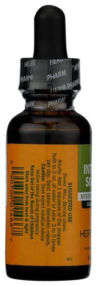 Thumbnail for Herb Pharm Certified Organic Intestinal Soother Liquid Herbal Formula with Turmeric Extract - 1 Ounce (FIS01)