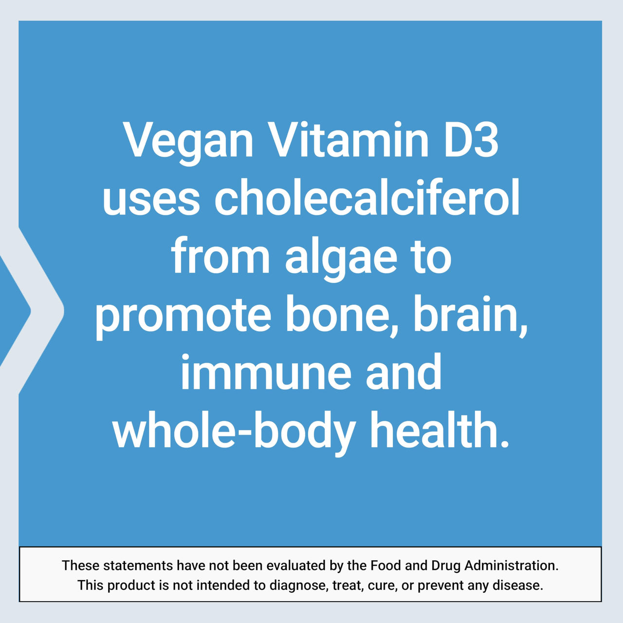 Life Extension Vegan Vitamin D3, 125 mcg (5000 IU), cholecalciferol from Algae, high-Potency Immune, Bone & Whole-Body Health, Gluten-Free, Non-GMO, 1 Daily, Vegan, 60 Vegan Capsules