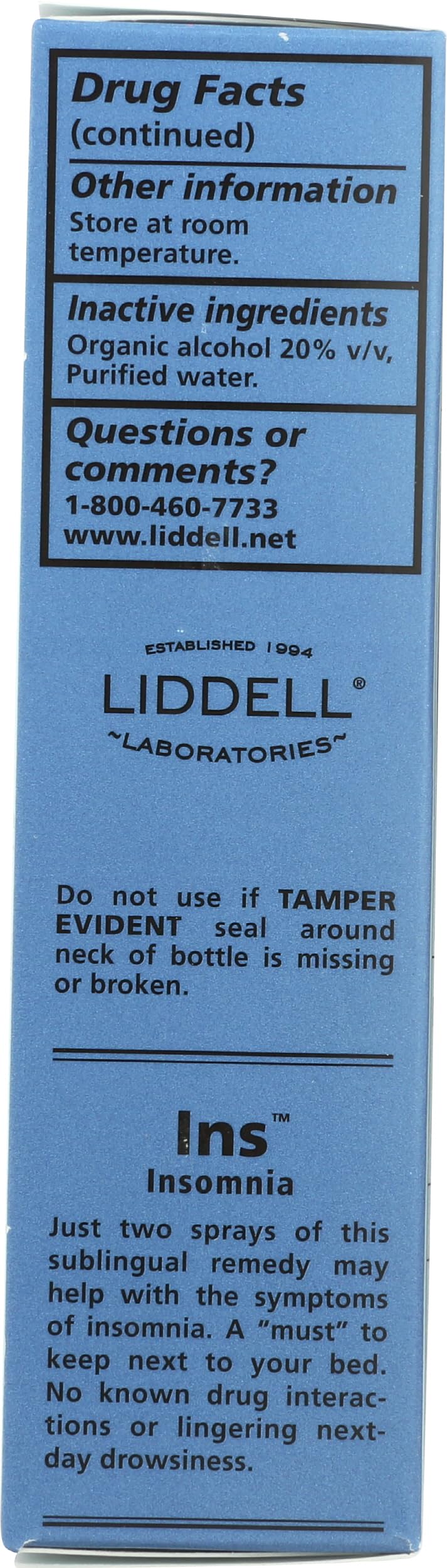LIDDELL Insomnia, 1 FZ