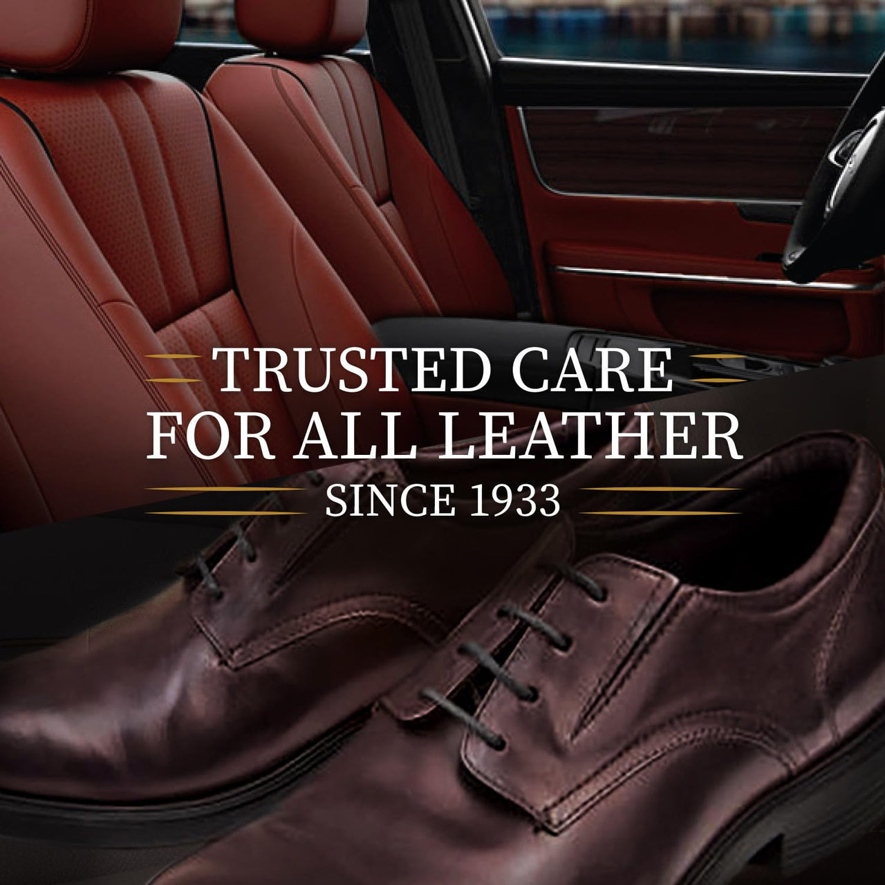 Lexol All Leather Conditioner for Car Seats and Interiors, Couches and Furniture, Shoes and Boots, Bags and Jackets, Baseball Gloves and Horse Saddles, and More, 16.9 oz Bottle (Step 2 of 2)