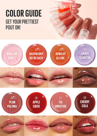 Thumbnail for Kaja Juicy Glass Lip Plumping Oil | 05 Plum Paloma | Hydrating, Feel Plumped and Lightweight with Vitamin Tree Fruit Oil, Vegan, Cruelty-Free, Clear Tint Stain Shine Gloss Plumper, Mother's Day