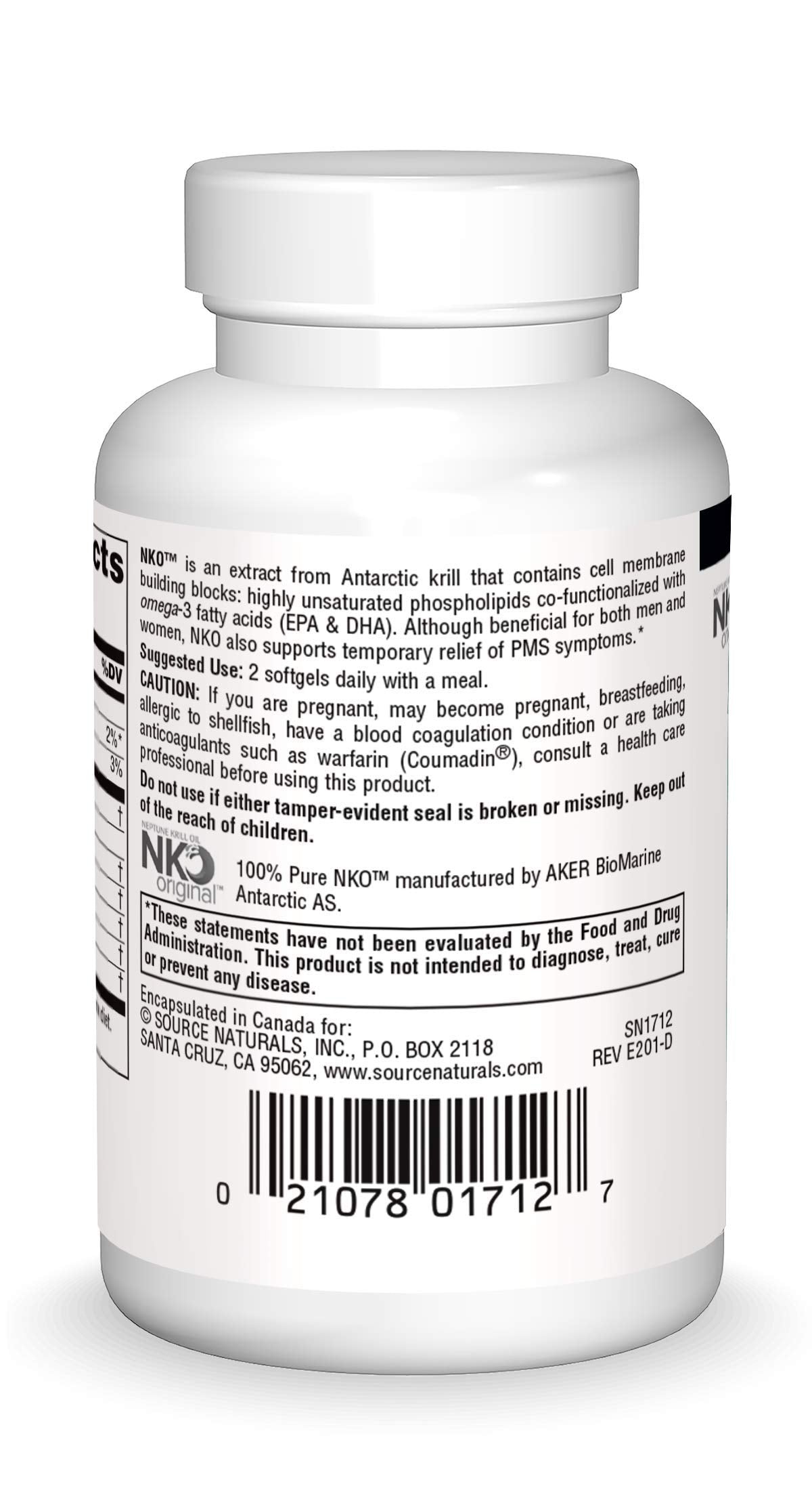 Source Naturals NKO Neptune Krill Oil 500mg - 30 Softgels