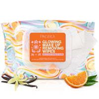 Thumbnail for Pacifica Glowing Makeup Remover Wipes – With Glycolic Acid for AHA Exfoliating and Facial Cleansing – No Rinse Face Cleaning Towelettes – Dermatologist Tested, Vegan & Cruelty-Free – 30 Pack