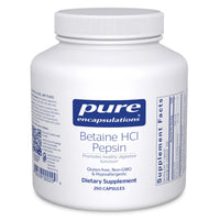 Thumbnail for Pure Encapsulations Betaine HCl Pepsin - Digestive Enzymes Supplement for Digestion Aid & Support, Stomach Acid & Nutrient Absorption* - 250 Capsules