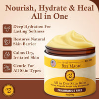 Thumbnail for Sweet Bee Magic Organic Honey Bee Balm for Face, Skin & Body - All in One Honey Balm - Beeswax Body Moisturizer - All Natural Aid - 1 jar (4oz)