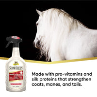 Thumbnail for Absorbine ShowSheen Hair Polish & Detangler 32oz Spray Bottle, Horse and Dog Coat, Mane and Tail, Instant Detangling & Reduces Hair Breakage for Healthy Grooming & Radiant Shine