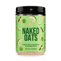 Thumbnail for Naked Oats - Apple Cinnamon Overnight Oats, 20g Whey Protein, Gluten-Free Oatmeal Instant Breakfast or Shake, High Protein Oatmeal, High Fiber Breakfast Shake, Non GMO, No Soy - 12 Servings