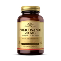 Thumbnail for Solgar Policosanol 20 mg, 100 Vegetable Capsules - Supports Heart Health - General Wellness - Vegan, Gluten Free, Dairy Free, Kosher - 100 Servings