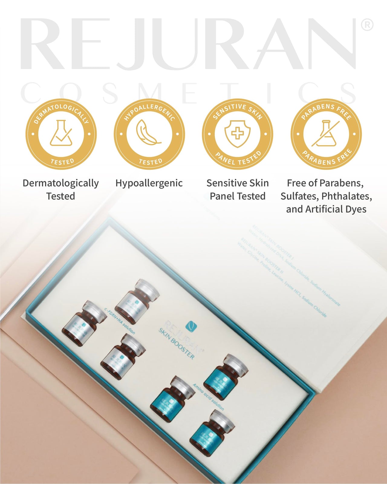 REJURAN® Dual Effect Ampoule, DOT DUAL c-PDRN® - Salmon DNA Face Serum for Deep Rejuvenation, Wrinkle Care, Firming, Skin Elasticity with Visible Anti-Aging Results. Korean Skincare (1.01 fl oz)