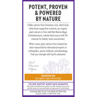 Thumbnail for New Chapter Calcium Supplement - Bone Strength Tiny Tabs Plant-Based USDA Organic Calcium with Magnesium, Vitamin D3+K2, for Bone Health & Joint Mobility, Heart Support, 905 mg dose - 120 Tiny Tabs