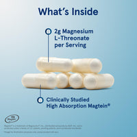 Thumbnail for Jarrow Formulas Magnesium L-Threonate, MagMind Magtein Brain Supplements for Memory Support, 90 Veggie Capsules, Up to a 30 Day Supply