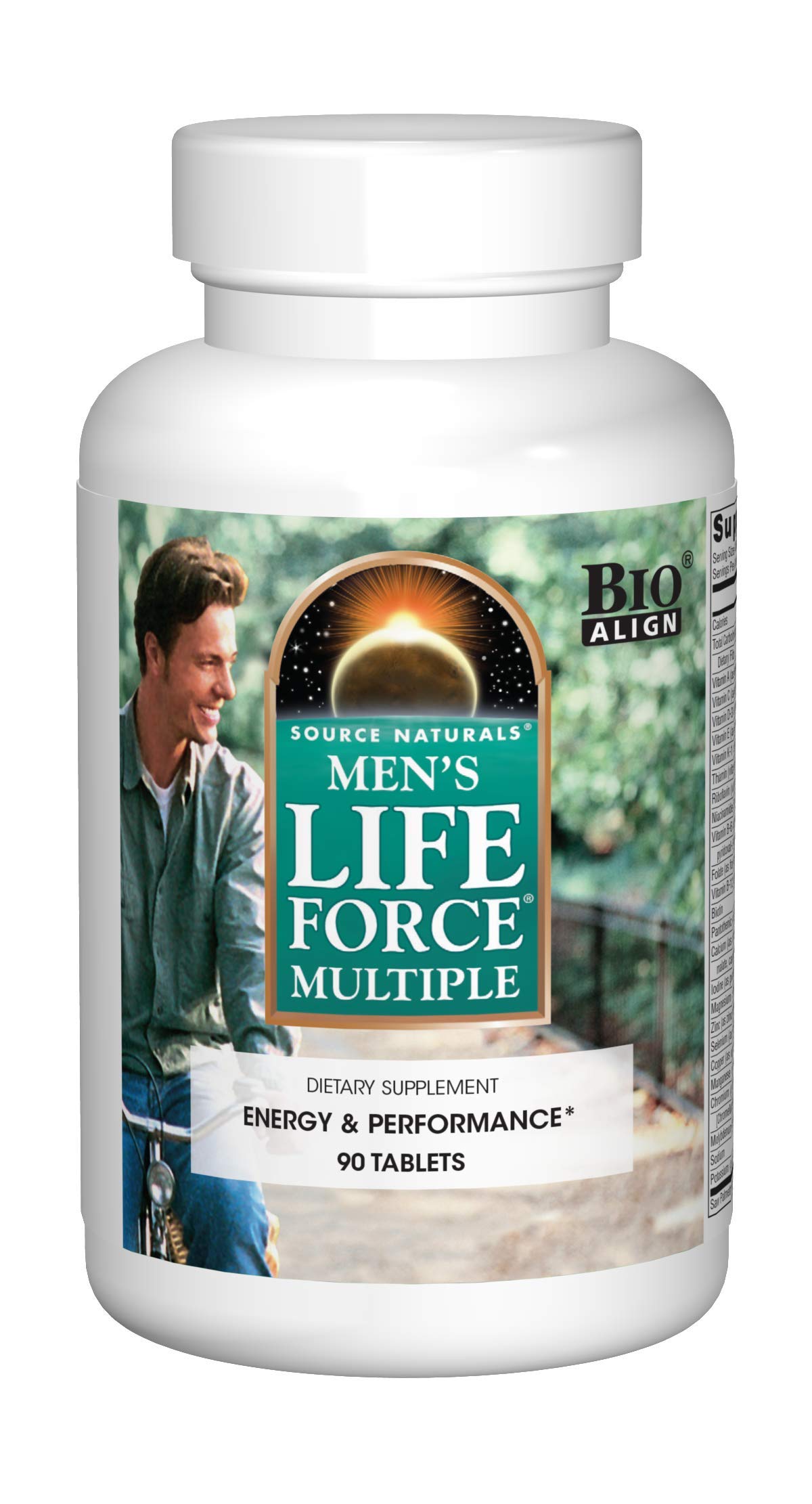 Source Naturals Men's Life Force Multiple Daily Multivitamin & Immune Health Supplement - 13 Essential Vitamins, Nutrients & Minerals - 180 Tablets