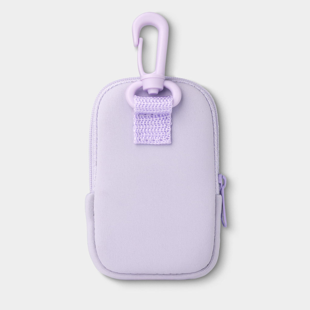 Touchette Zippered Pouch, Attachable Fashion Accessory with Snap Hook for Touchland Hand Sanitizer 1FL OZ., Lilac