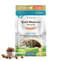 Thumbnail for NaturVet Scoopables Quiet Moments Dog Calming Aid for Dogs - Promotes Calm with Stressful Events Like Storms, Fireworks, Travel, Separation Anxiety - Hickory Smoked Bacon Flavored | 11oz Bag