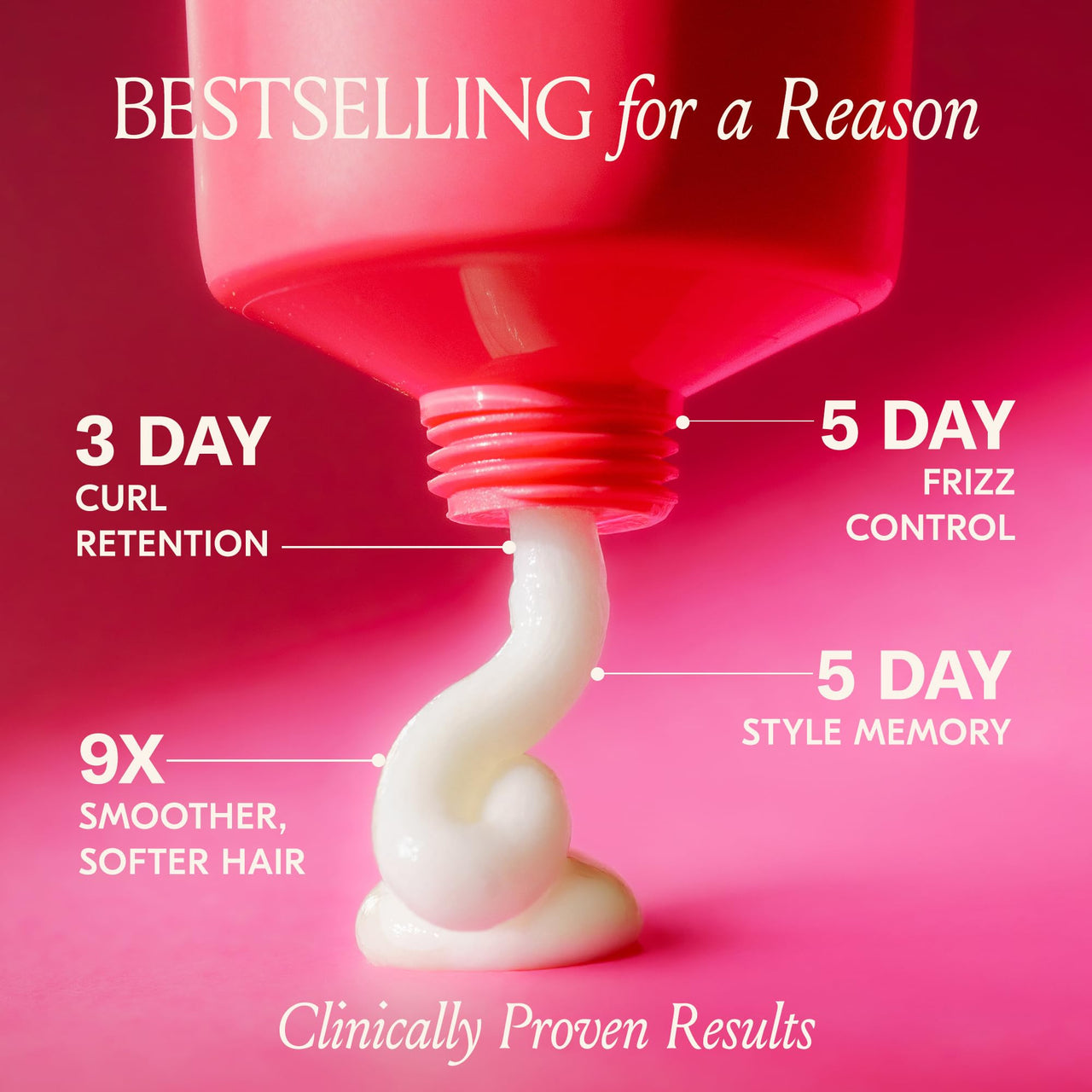 DAE Cactus Fruit 3-In-1 Styling Cream & Taming Wand - Tame Flyaways, Smooth Frizz, Style Edges (0.6 oz.)