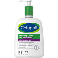 Thumbnail for Cetaphil Restoring Body Lotion with Antioxidants for Aging Skin, Great for Neck and Chest Areas, Fragrance and Paraben Free, Suitable for Sensitive Skin 16 oz. Bottle