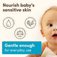 Thumbnail for Aveeno Baby Daily Moisture Gentle Body Wash & Shampoo with Oat Extract, 2-in-1 Baby Bath Wash & Hair Shampoo, Tear- & Paraben-Free for Hair & Sensitive Skin, Lightly Scented, 18 fl. oz
