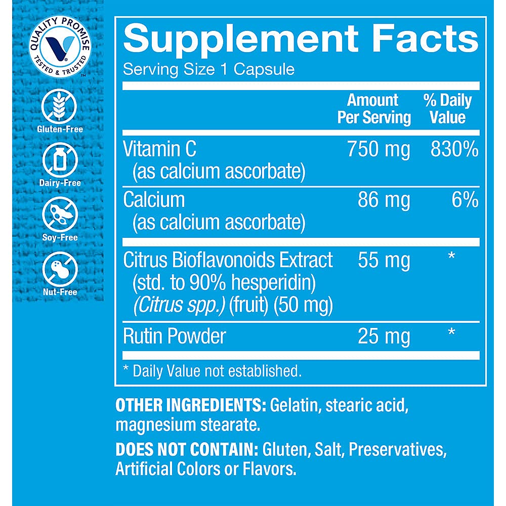 The Vitamin Shoppe Buffered C-Complex, Antioxidant That Supports Immune (100 Capsules)