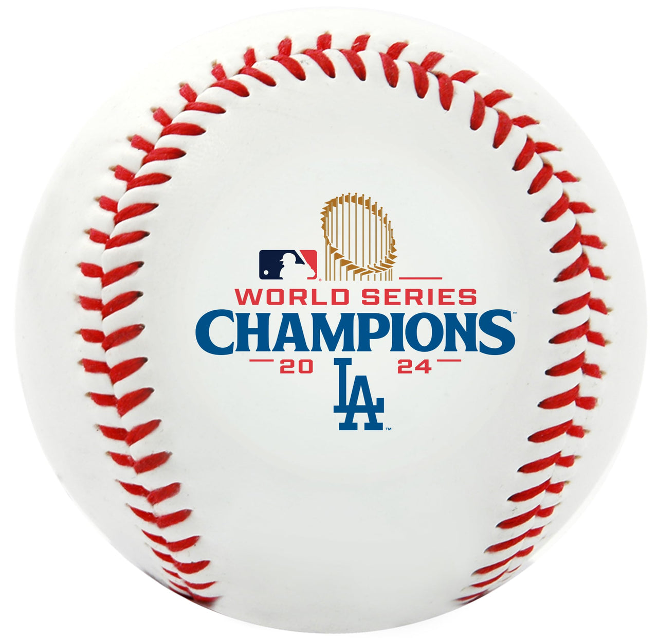 Rawlings | Official 2024 World Series Champions Los Angeles Dodgers | WS Champs Ball | White Vinyl Champions