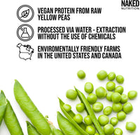 Thumbnail for NAKED Pea Protein Isolate (15 Servings) Pure Micronized Creatine Monohydrate 500g (100 Servings) – Plant-Based; Vegan; Bulk; Non-GMO; Gluten Free; Soy Free; Unflavored