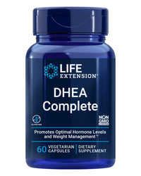 Thumbnail for Life Extension DHEA and 7-Keto DHEA Complete Vegetarian Capsules to Maximize Support of a Healthy Body Weight & Mood, Lean Muscle Mass, Libido & More, Non-GMO, Gluten-Free, 60 Count