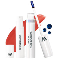 Thumbnail for Wonderskin Wonder Blading Lip Stain Peel Off and Reveal Kit - Long Lasting, Waterproof Pink Lip Tint, Transfer Proof Natural Makeup Stain Kit (Glamorous)